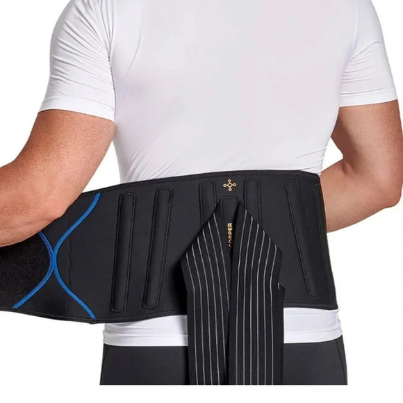 NWT Tommie Copper Adjustable Back Support Back Brace Unisex Size Large/ XL - Picture 4 of 12